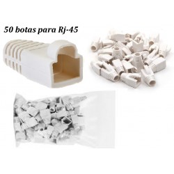 Botas Blanco para Rj-45, Paq 50 unds