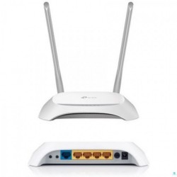 Router 300Mbp, 2 Ant, +Flujo Red Tp-Link 1Wan, 4Lan Rj45, Wds, Wss, Wps, b/g/n