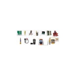 Multimetro VOM, Ohms puntas, Bat 9v Transistor Hfe/pnp/npun, Amperime, Volts