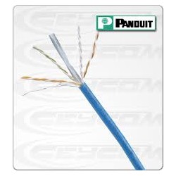 Bobina CAT 6 Panduit Azul 305m 12kgs, Polyvinyl, lszh, awg23.