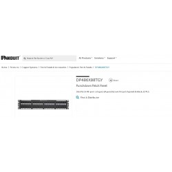 Patchpanel 48 ptos CAT 6A Panduit