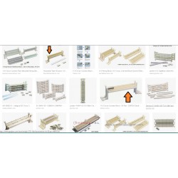 Regleta Telefonica s110, 50 Pares Pared Sin Patas, bloques 110p: 2x 5p 10x 4p