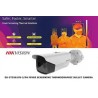 Camara IP Detector de Temperatura de 4 Mpx, 200 rostros por minuto, alta precisión en tiempo real. Alarma. uSD 256Gb,  Hikvision