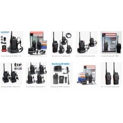 Radio Profesional VHF 5w, 440-470Mhz, 16 Canales Incluye Base Cargador, Antena, Batería. Grtía: 30D.