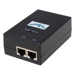 Inyector POE Ubiquiti Gigabit, 48v, NEW Rem Reset, ESD, 0.32Amp,  15w, 802.3af Pins 4_5+ y Pin 7_8-. Gtia:30d