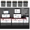 Bateria 12v, 4 Amp, Matrix Gtia: 30d Grtia: 30d.  Anc/Alt/Prf: 90/100/70mm