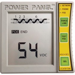 Power Panel Triplett Byte Brothers, Probador Tester PoE, VOM CAT5e CAT6 RJ45, LAN Test, Gen Tono/Tracker.