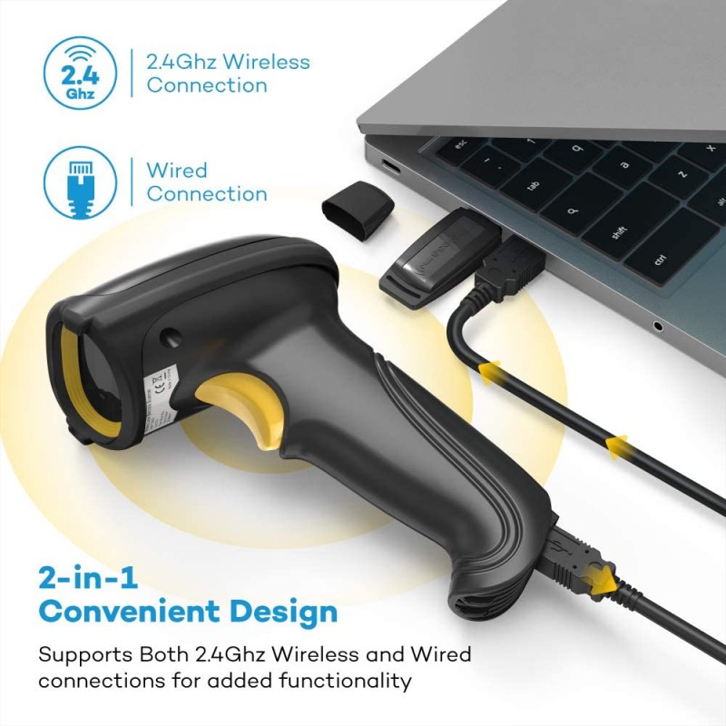 Lector Scanner Wifi 2.4Ghz y Usb Pistola Codigo Barras Cable. Lector Scanner Wifi 2.4Ghz y Usb Pistola Codigo Barras Cable.