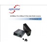 Convertidor de Media Optostar Multimodo SC 10/100Mbp 2Km, 62,5/125, 1310nm.