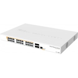 Switch 24p POE 4 Sfp. Mikrotik Admin, 500w 28 Ptos Gigabit Poe 802.3af/at, 30w License Lev 5. Grntia Gnral: 90 dias