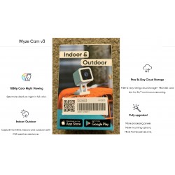 Camara WiFi 2Mpx 1080p 2.8mm, Ind_Outd MicBid, IR10m, 2.4Ghz, _Sd32Gb App Dvr Sirena Panico, Usb2.0, 114gdo. Gtia: 30d