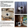 Camara Wifi Exterior Inalamb Kit AP Wyze IR7m, 2.4Ghz, _Sd32Gb, 1080px, p 4cam Mic, 110g, IP65, 2Bat Rec 2.6k. Gtia 30d