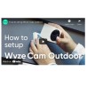Camara Wifi Exterior Inalamb Kit AP Wyze IR7m, 2.4Ghz, _Sd32Gb, 1080px, p 4cam Mic, 110g, IP65, 2Bat Rec 2.6k. Gtia 30d