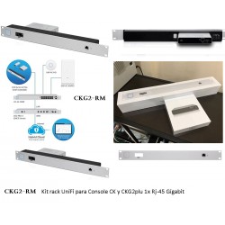 Kit rack UniFi para Console CK y CKG2plu 1x Rj-45 Gigabit 802.3af PoE DC 5V, 1A