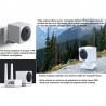 Camara WiFi Exterior Bater Recargab Wyze MicBid, IR7m, 2.4Ghz, _Sd32Gb, 1080px 110gdos, IP65, 2Bat Rec 2,6k. Gtia: 30d