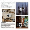 Camara WiFi Exterior Bater Recargab Wyze MicBid, IR7m, 2.4Ghz, _Sd32Gb, 1080px 110gdos, IP65, 2Bat Rec 2,6k. Gtia: 30d