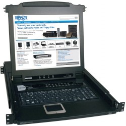Consola KVM 16 Ptos, LCD 19", Tripp-Lite Son bajo pedido: 70/30. Garantia en USA con fabricante. B020-016-17 B020-U16-19-K