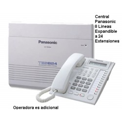 Central Telefonica 3L 8Ext Panasonic Expand a 6L, 24Ext. Gtia: 90dias