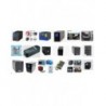 Caja Distrib 8 FO SM, 1x Split 1a8 SC APC verde, negro, 2 IN - 2 Out Inferior 305x236x120m, IP55, Acces, mang, 6 bisag