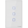Apagador Triple 3x, Sonoff, Wi-Fi 2.4GHz Smart TOUST, 2A, GH, IFTTT.