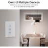 Apagador Triple 3x, Sonoff, Wi-Fi 2.4GHz Smart TOUST, 2A, GH, IFTTT.