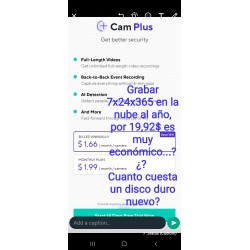 Servicio Grabacion Nube Wyze Cam 1Año Pago $ Paypal, via Internet, 7x24x365. Condiciones Aplican. Asesoria Incluida.