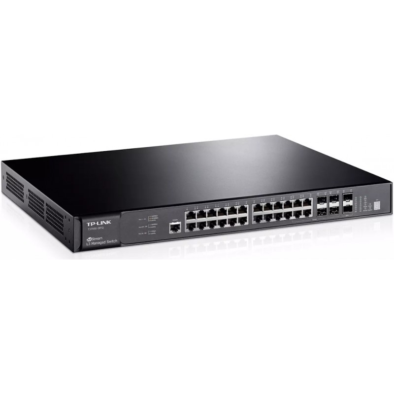 Switch 24 Pto 100/1000Mbp, Tp-Link Admin L3, +4 Ptos Combo SFP/Rj-45. (28 Ptos) Switch 24 Pto 100/1000Mbp, Tp-Link Admin L3, +4 Ptos Combo SFP/Rj-45. (28 Ptos)