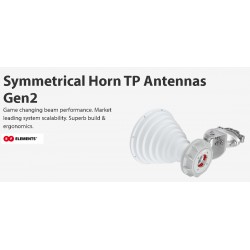 Antena HG Simétrica 30g. RF Elements -6dbi, Azimuth y Elevación H40-V40. 5180-6400 MHz, HG es Alta Ganancia 16.2dbi