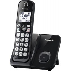 Telefono INAlambrico Panasonic Exp 6Ext Mem100, Espera,  LCD 1.6" .Intercom/6