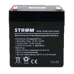Bateria 12v, 4.5Ah, Recargable Strom Anc-L115 Alt95 Prf60. Grtia: 30dias