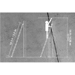 Escalera Plegable 3.2mt, 10 tramos 150k/300Lb, Aluminio, Telescopic, 10.5ft