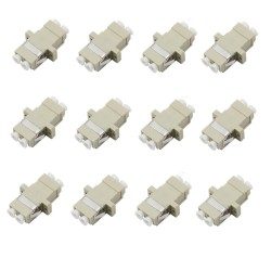 Acoplador LC LC UPC, Multimodo Duplex Beige