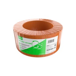 Bobina Cat6 Dauha 70/30, 100m, Naranja, Indoor, Contra incendios CPR, ECA, CE