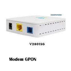 ONU XPon SC-UPC Rj45 1 Gb Bridge Router 7w, Up/Down 2.4Gb. FO SC Azul. Gtia:30d