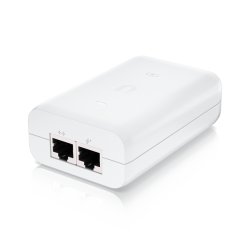 Inyector POE Ubiquiti Gigabit, 48v, NEW Rem Reset, ESD, 0.32Amp,  31.2w, 802.3af Pins 4_5+ y Pin 7_8-. Gtia:10d