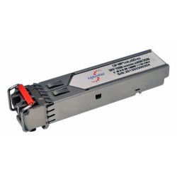 Puerto SFP Monomod WDM LC, 10Km RED 10Gb, 10.000mts, T1270_R1330, ROJO. 10Gb, 1.25Gbps, Trasm x1 hilo, DDM. Grtia:10d
