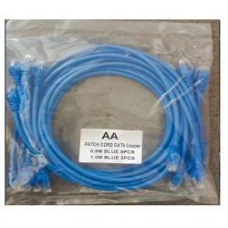 Patch Cord CAT 6 STR, 1M GRIS, CERTIF