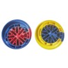 Peinador Ordenador cables 4" Azul - Rojo