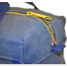 Bolso p Herrramient c/cierre Gde metalico, Tela resistente, 4 areas div.