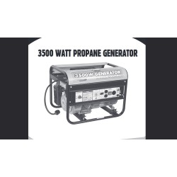 Planta Eléctrica/Generador de Propano All-Power 3500w  120/220 Ac.