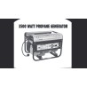 Planta Eléctrica/Generador de Propano All-Power 3500w  120/220 Ac.