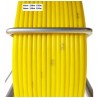 Guaya Pasacable Mariota 200mt 9mm, marco metal, 38kg, 656ft, 0.47", 2ruedas Amarillo, fibra vidrio, 130x120x50 Cm
