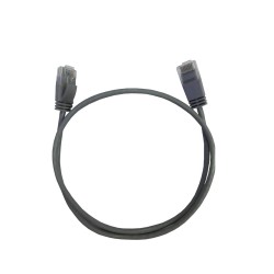 Patch Cord CAT 6, 60cm Gris, OD 3mm thing, TIA-568-b.2, Delgados.