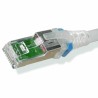 Patch Cord Siemon CAT 6A 10G 10ft  Azul, Shielded Blind, clear boot, T568A/B, CMG.