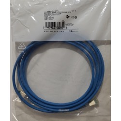 Patch Cord Siemon CAT 6A 10G 10ft  Azul, Shielded Blind, clear boot, T568A/B, CMG.