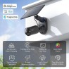 Camara WiFi 2Mpx Panel Solar Tapo TpLink, 1080px, MIC bidi, Sd512Gb, Bat Recargabl, IP65, 2.4Ghz, Cloud, Cable, Gtia:10d