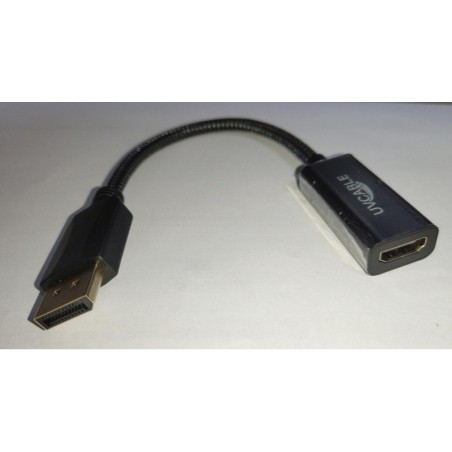 Convert Displayport Mach HDMI hemb Cable, DP 1080P 1.3v, Gold Plated, standard UHD