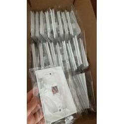 Faceplate Tapa 1 Puerto. Redes Rj45 C6-6a Fibra