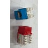 JACK CAT 6, Rj45 568ab Rojo 1G Certificado