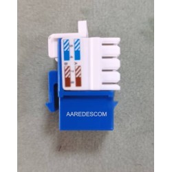JACK CAT 6, Rj45 568ab Rojo 1G Certificado